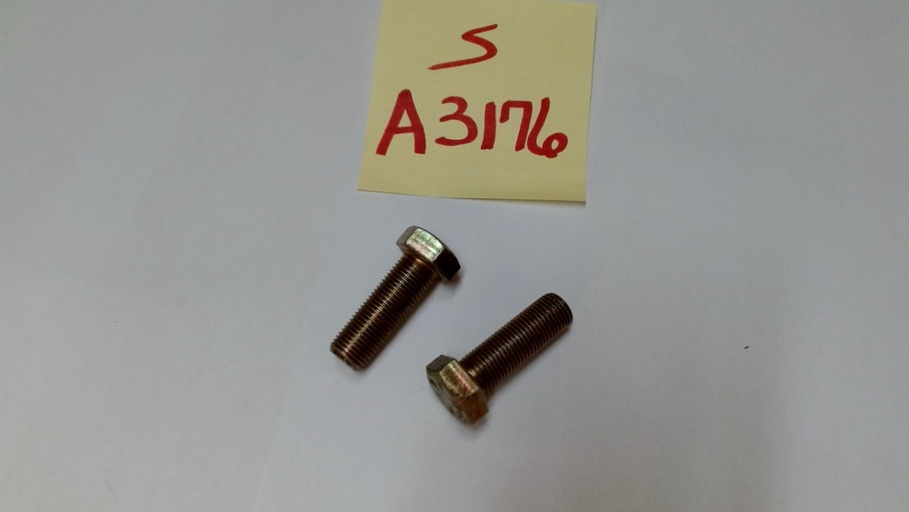 1/2 INCH X 1 1/2 LEFT HAND FINE THREAD BOLT (G8) ( LOT OF 2)
