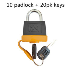 FIT CAT 10 locks 246-2641 Padlock with 20 Keys 5P8500 FOR Caterpillar 5p8500