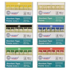 Dental Endo Root Canal Gutta Percha Points / Absorbent Paper Points Taper 0.02