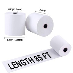 2-1/4″ X 85′ Thermal Paper Rolls for Credit Card -2.25 x 85 ft Thermal Paper …