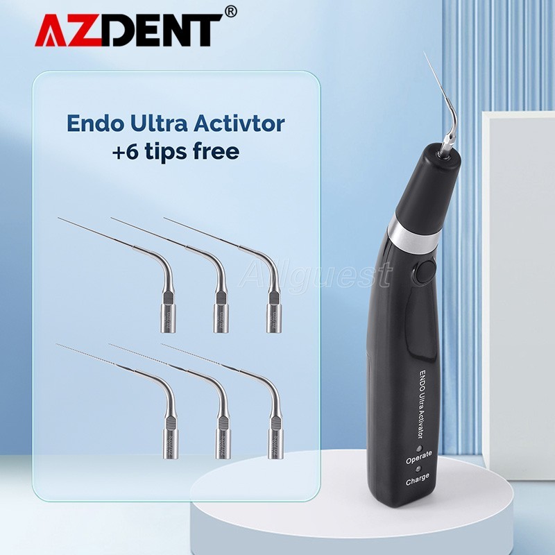 Dental Endo Ultra Activator Ultrasonic Root Canal Irrigator Handpiece+6 Tips