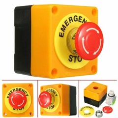 Red Mushroom Emergency Stop Shut Off Push Button Switch NO + NC 22mm CNC Gecko