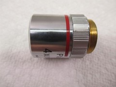 Micros Austria 4x Microscope Objective Lens 0.10 Plan Infinity Corrected