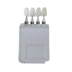 4Colors Dental Bleached Shade Guide Bleached Chart Teeth Whitening Based Vita