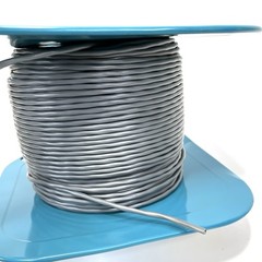 BELDEN Cable 8761 – 1000 22 AWG Chrome 60 2 Conductor .016” Poly Insul AWM 2092