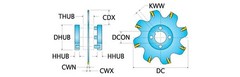 INGERSOLL EDP: 2350188 Part: TSC6.1221.500K Series: TSC_K – .156″ Thin Slitter