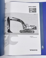 VOLVO EC330B EC360B Excavator Service Manuals 4 Volumes 1:4, 2:4, 3:4, 4:4