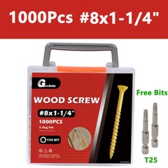 Torx T25 Star Flat Head #8 #9 #10 Wood Screws Deck Screws Self Tapping Screw Set