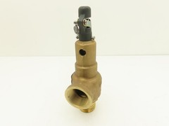 Kunkle 6010FFM01-LM Pressure Relief Safety Valve 1-1/4″ Male NPT Set 20psi Brass