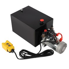 20 Quart double Acting Hydraulic Pump Dump Trailer Lift Unit Pack Power Unit USA