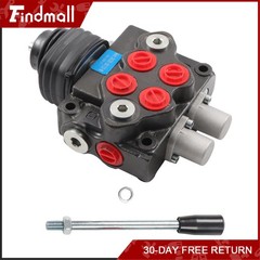 Findmall 2 SPOOL 10GPM 4000PSI LV22RFSTKAB Hydraulic Valve for Loader