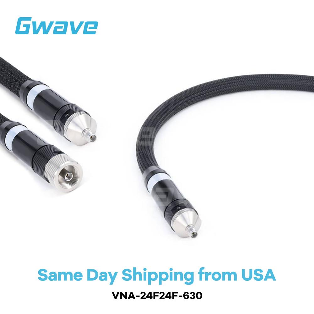 2.4mm NMD Female to 2.4mm Female Precision Flexible VNA Test Cable, DC – 50GHz
