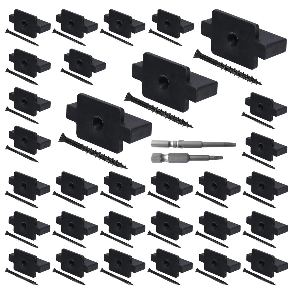 300PCS Hidden Deck Fasteners for Composite Decking Boards Composite Deck Fast…