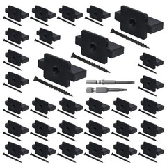 300PCS Hidden Deck Fasteners for Composite Decking Boards Composite Deck Fast…