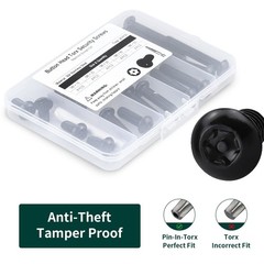 M8 Torx Security Screws Kit – 304 Stainless Steel, Tamper Resistant, 20 Pieces