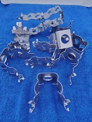 7/8″ Snap-in Stackable Hangers 10 pk Stainless Steel Telecom Support SSH-78 USED