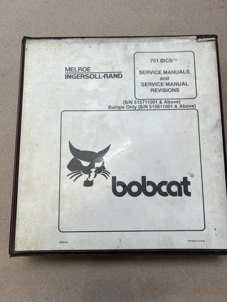 DEALER Bobcat 751 BICS Skid Steer Loader Service Manual Shop Repair Book 6900454