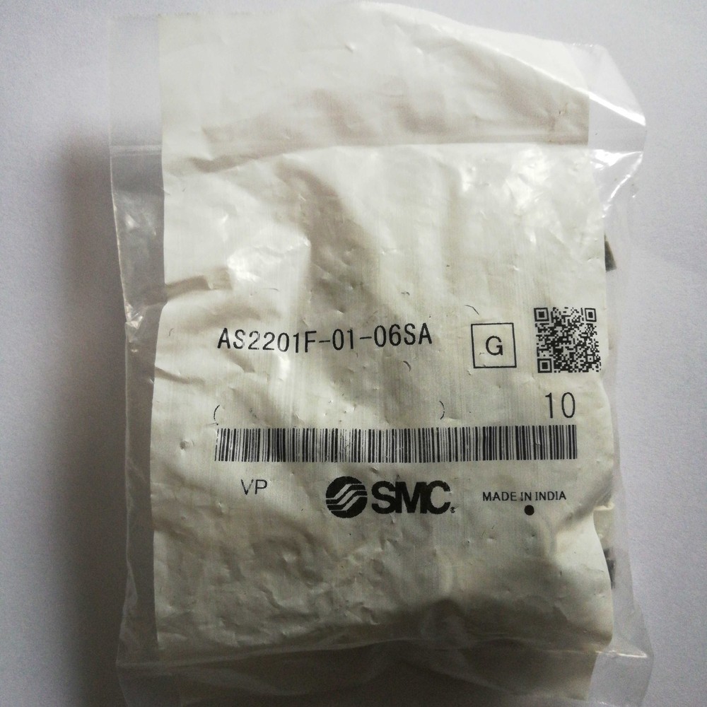 1Bag/10PCS New SMC AS2201F-01-06SA Throttle Valve AS2201F0106SA Free Ship #US