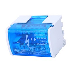 Terminal Block Distribution Box On DIN Rail Compact Universal Connector For