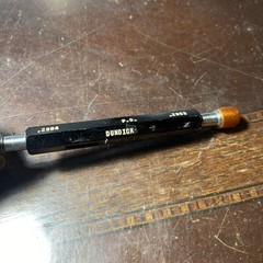 M8 X 1.0 6H METRIC THREAD PLUG GAGE 8.0 1 GO NO GO 7.350 & 7.500 (T25)