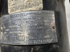 A.O. Smith C56A17A21, 1/4 hp 1725 rpm. Explosion Proof Motor 115-230 1ph 56 Fr.