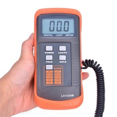 LCD Light Meter Detect 0.1~200,000 Lux/FC Light Professional Digital Lux Meter