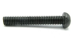 M4 x 25mm Small Pan Head Phillips Machine Screws, Black Zinc Plated Steel, 90pc