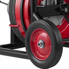 100ft x 1/2″ Commercial Drain Cleaner Sewer Snake Drain Auger Cleaning Machine