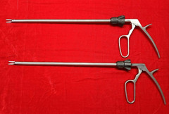 Laparoscopic Clip Applicator Single Action 10mmx330mm Best Quality Reusable -2pc