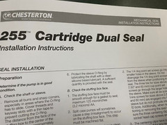 Chesterton 255G-30 Dual Cartridge Seal (Shaft Size 3.750) New In Box
