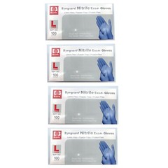 Synguard Nitrile Exam Gloves Powder-Free Blue large (4x 100/Bx)