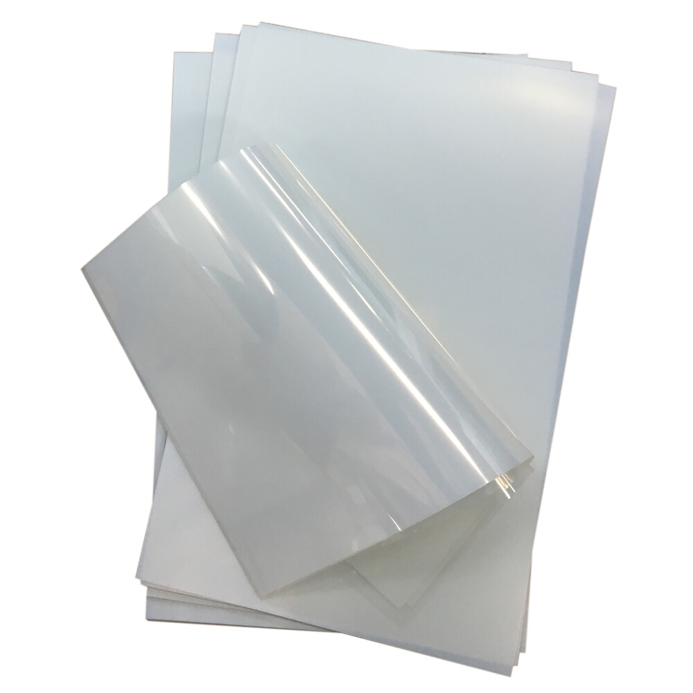 100 Sheets 8.5 x 11″ Waterproof Inkjet Milky Transparency Film Screen Print Film