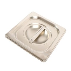 6 Pack 1/6 Size Hotel Pans Steam Table Pan Stainless Steel 6″ Deep W/Lids