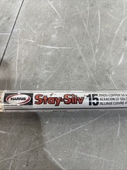 61035 Harris Stay-Silv 15 15% Silver Solder Brazing Alloy 11 Sticks, 1/8 Square
