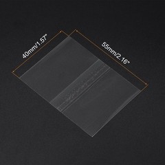 400Pcs 55x40mm PVC Perforated Shrink Bands Fits Cap Dia 1.22 to 1.34 Inch Clear