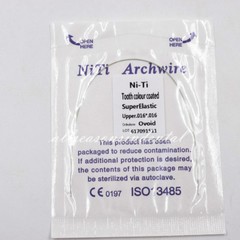 10x Dental Ortho Tooth Color Rectangular Super Elastic NITI Arch Wir 16*16 Upper