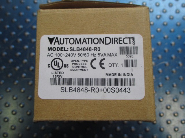 AUTOMATION DIRECT TEMPERATURE CONTROLLER INPUT: AC 100-240V 50/60 HZ SLB4848-RO