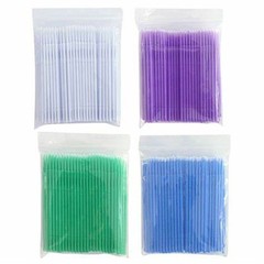 100×Dental Microbrush Disposable Bendable Applicators Tips Micro Brush Cleaning