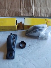 (2) HI-LIGHT # NAP205-16 / 1″, HLU 2 BOLT BEARING UNITS, LOCKING COLLARS.