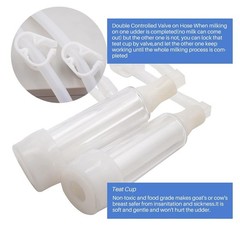 High Efficiency Goat Milking Machine with Adjustable Pulsation and Easy Cleaning