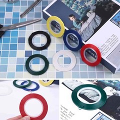 6 Rolls Fine Line Tapes 1/8 Inch 3 Millimeter Vinyl Fine Line Masking Tape