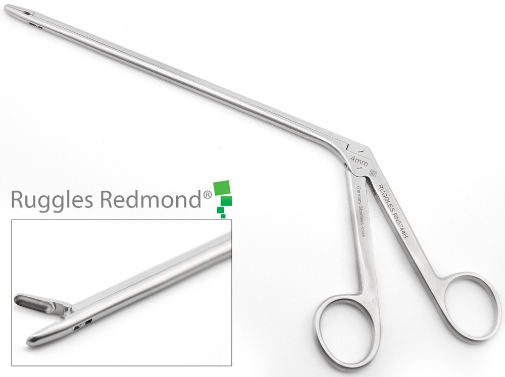 RUGGLES RN5744H Spurling Ivd Rongeur Straight Instrument Peapod 10x4mm Bite 7″