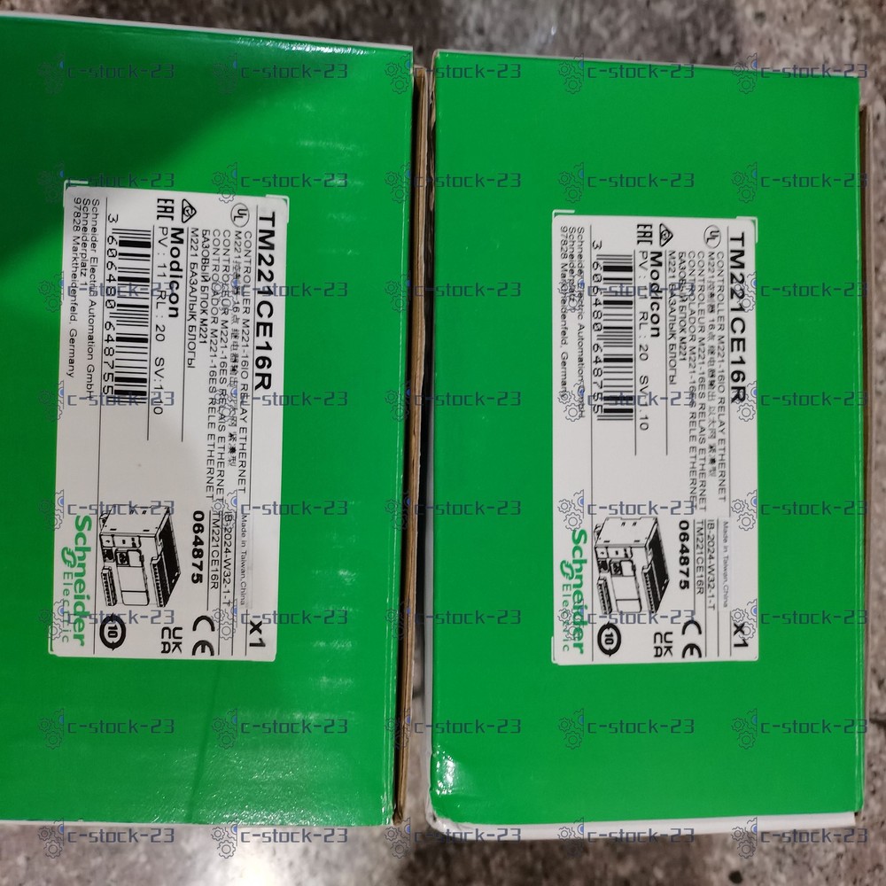 Electrical TM221CE16R Modicon Controller M221-16IO Relay Ethernet Module