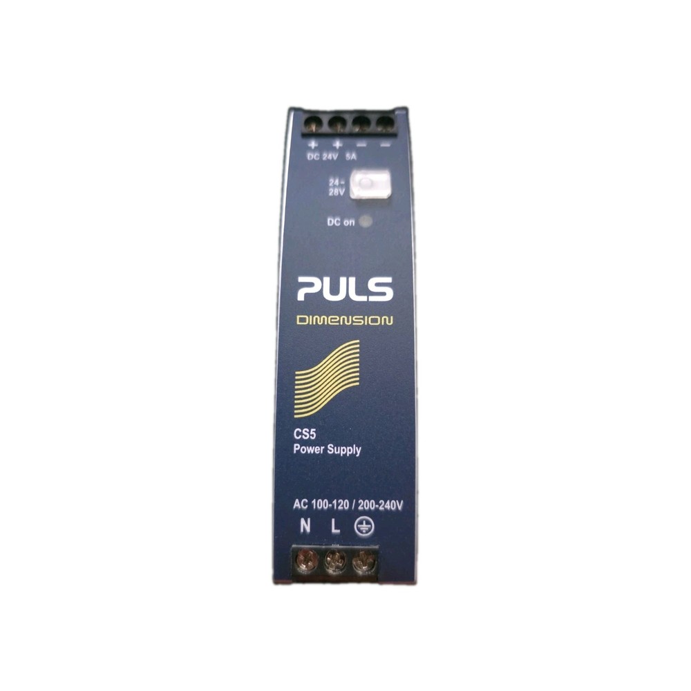 PULS Dimension CS5 Power Supply Adjustable 24-28 Volt 5A CS5.241 Din Rail