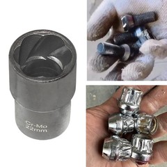 DPTOOL 22 Piece Bolt Nut Extractor Set, 1/2″ and 3/8″ Drive 22PC Large Kit
