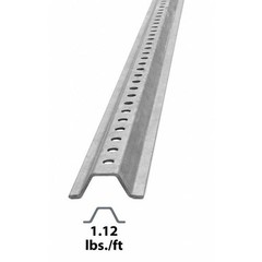 Tapco 054-00017 Sign Post,Silver,Steel,7 Ft L