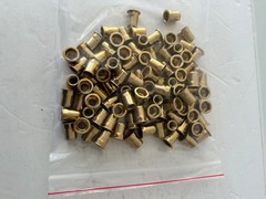 100 Pcs 3/8-16 Rivet Nut Rivnut Insert Nutsert Carbon Steel Zinc Plated