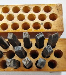 🗽YOUNG BROS. STEEL STAMPS LETTERS 1/4″ MACHINIST/ TOOLMAKER