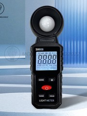 S8608 LCD Light Meter Digital Illuminance Meter Luxmeter Photometer 200000Lux