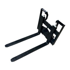 AGT Industrial 823SS-PF Pallet Fork Frame for Mini Skid Steer Attachment